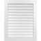 Ekena Millwork Vertical Surface Mount PVC Gable Vent: Non-Functional, w/3-1/2"W x 1"H, Standard Frame, 32"W x 40"H GVPVE32X4001SN - alternate 1